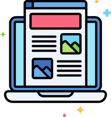 digital Illustration on a white background