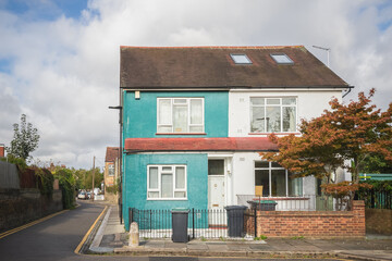A semi detached house around Turnpike Lane in London, UK