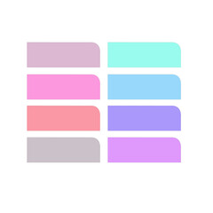 BLANK PAPER PRODUCT LABELS COLLECTION VECTOR