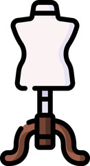 mannequin Illustration on a white background