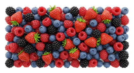 色鮮やかベリーミックス 贅沢な彩り