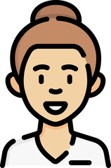 nurse Illustration on a white background