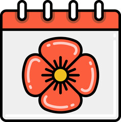 peace day Illustration on a white background