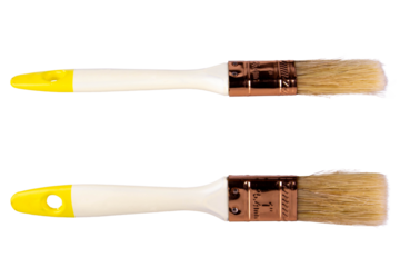 paint brush isolated on white, transparent background. png file