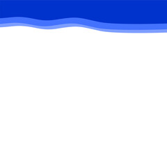 Abstract Dark blue Top Border Page