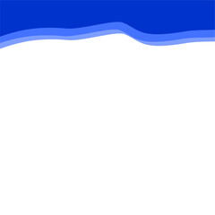 Abstract Dark blue Top Border Page