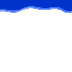 Abstract Dark blue Top Border Page