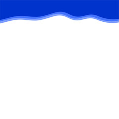 Abstract Dark blue Top Border Page