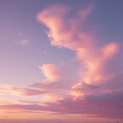 Fototapeta premium sunset in the sky