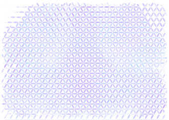 水彩の薄い青色薄い紫色　幾何学模様・小紋柄