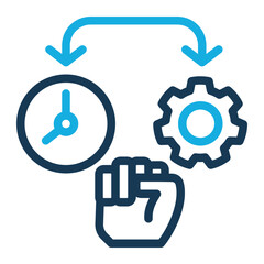 Dedication Icon Line Color Style for Scholarship Pack Icon Themes