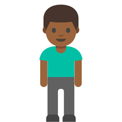 Standing Person: Dark Skin Tone
