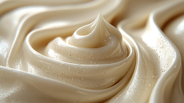 Creamy swirls of whipped topping