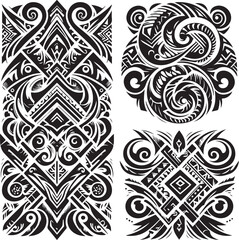 Luxury Ornamental Tattoos Vintage Vector Bundle | Baroque, Royal Frames & Floral Designs
