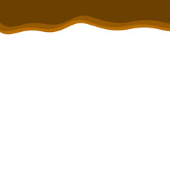 Abstract Brown Top Border Page