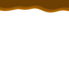 Abstract Brown Top Border Page