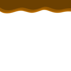 Abstract Brown Top Border Page