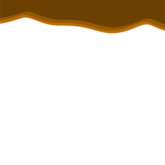 Abstract Brown Top Border Page