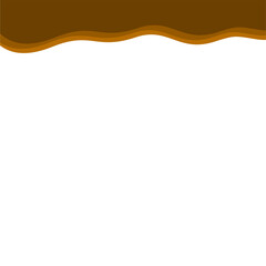 Abstract Brown Top Border Page