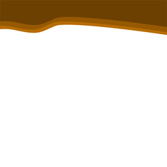 Abstract Brown Top Border Page