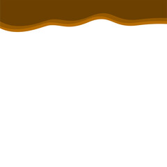 Abstract Brown Top Border Page