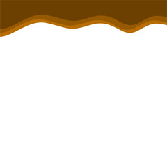Abstract Brown Top Border Page