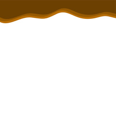 Abstract Brown Top Border Page