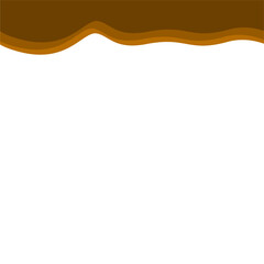 Abstract Brown Top Border Page