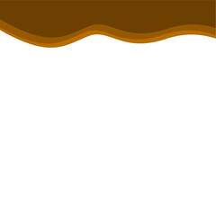 Abstract Brown Top Border Page