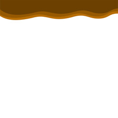 Abstract Brown Top Border Page