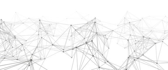 Abstract glowing plexus. Digital network. Connection of particles. Data. Technology background. 3d vector illustration