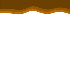 Abstract Brown Top Border Page
