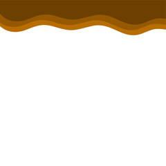 Abstract Brown Top Border Page