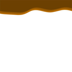 Abstract Brown Top Border Page