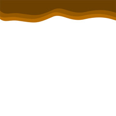 Abstract Brown Top Border Page