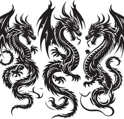 Luxury Ornamental Tattoos Vintage Vector Bundle | Baroque, Royal Frames & Floral Designs