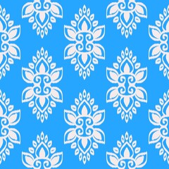 pattern batik flower damask ethnic boho ikat texture tribal geometric background