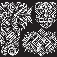 Luxury Ornamental Tattoos Vintage Vector Bundle | Baroque, Royal Frames & Floral Designs