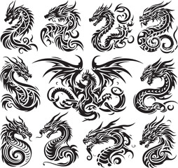 Luxury Ornamental Tattoos Vintage Vector Bundle | Baroque, Royal Frames & Floral Designs