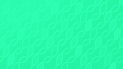 Patterns of light gree vine-like geometric shapes with leaves on bright green background. Abstract...