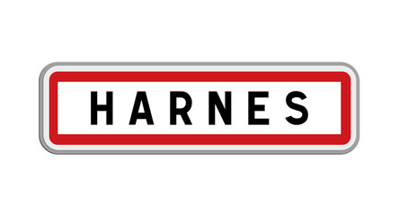 Panneau de Harnes, Pas-de-Calais, Hauts-de-France