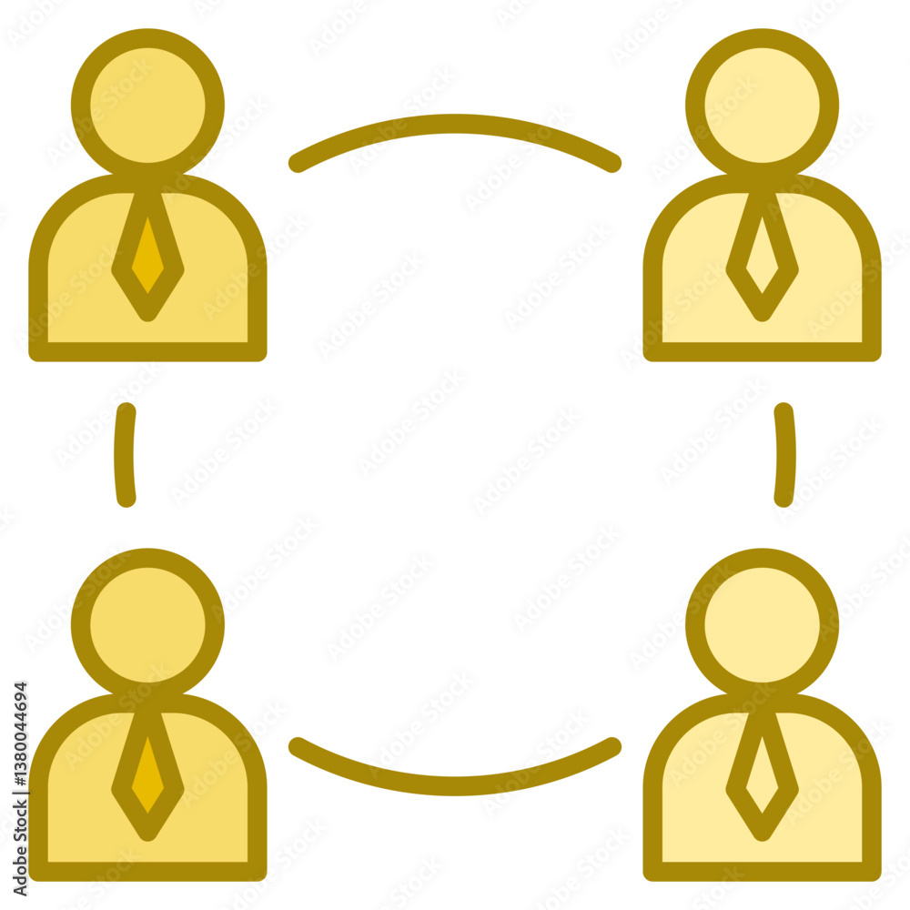 Poster associate icon element for design