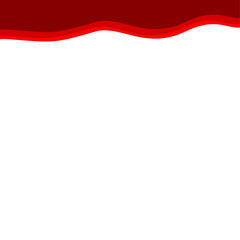 Obraz premium Abstract Red Top Border Page