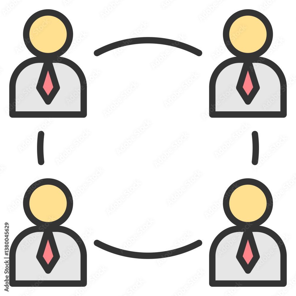 Poster associate icon element for design