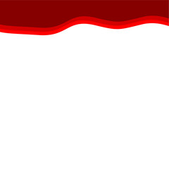 Obraz premium Abstract Red Top Border Page