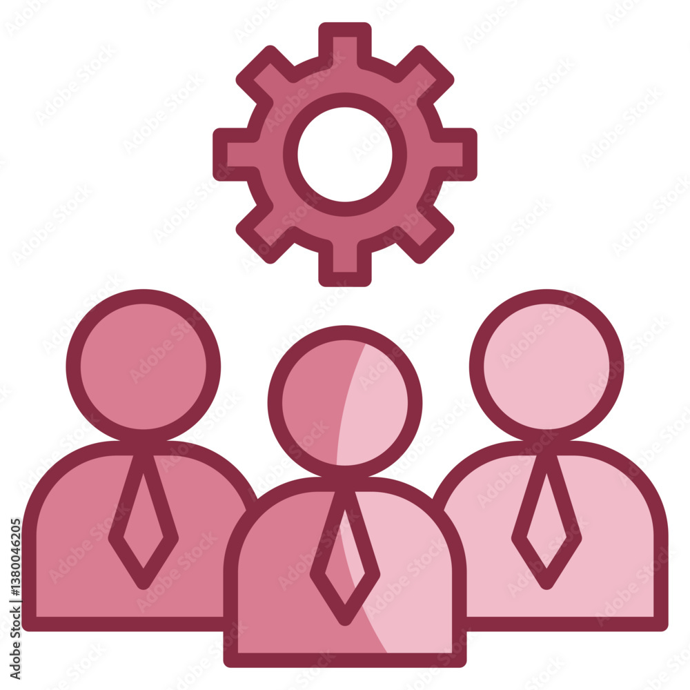 Poster trainee icon element for design