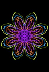 abstract flower vector