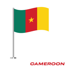 Flag Of Cameroon, Cameroon flag, National flag of Cameroon. table flag of Cameroon.