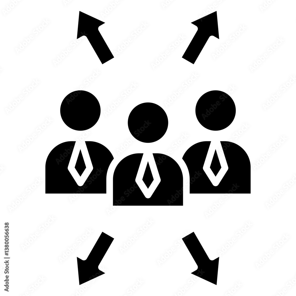 Poster external icon element for design