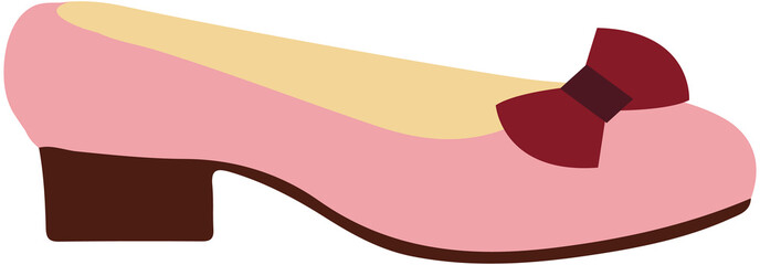 Women Low Heel Shoe Icon
